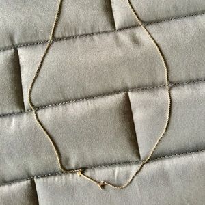 Stella and dot gold necklace